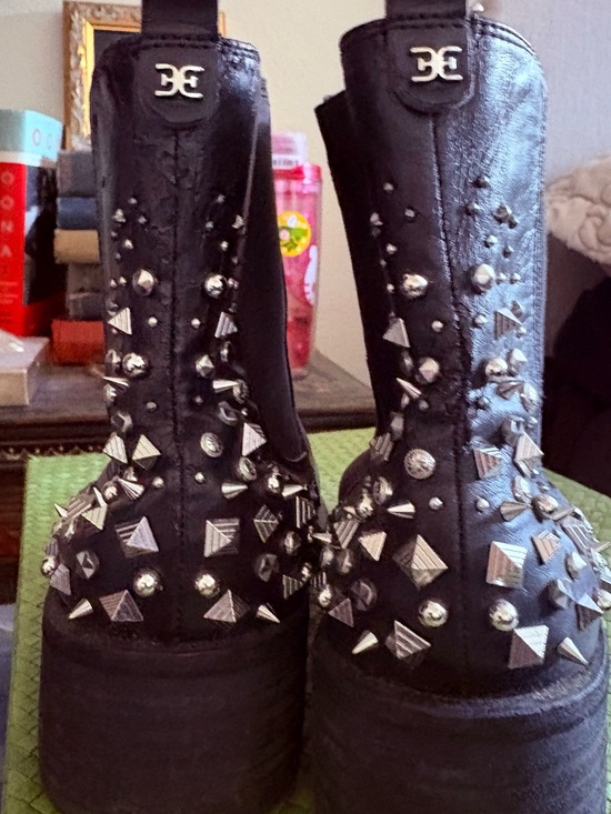Sam Edelman Shoes - Sam Edelman Black Studded Platform Boots